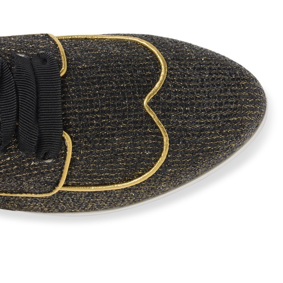 NIB Sarah Flint Wanderlust Oxford in Black & Gold Sparkle Size 39 - Picture 4 of 6